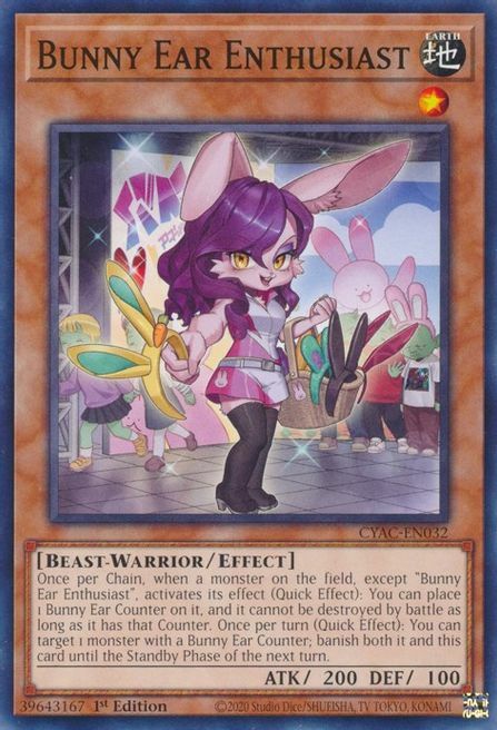 Bunny Ear Enthusiast Card Front