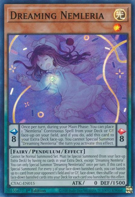 Dreaming Nemleria Card Front