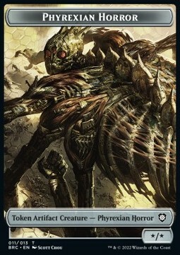 Phyrexian Horror // Servo Card Front