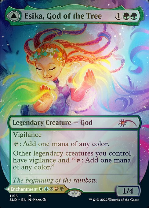 Esika, God of the Tree // The Prismatic Bridge Card Front