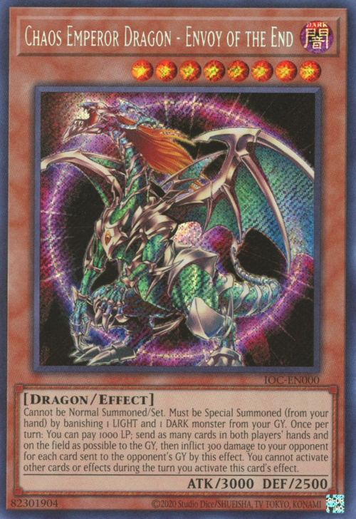 Drago Imperatore del Chaos - Emissario della Fine Card Front