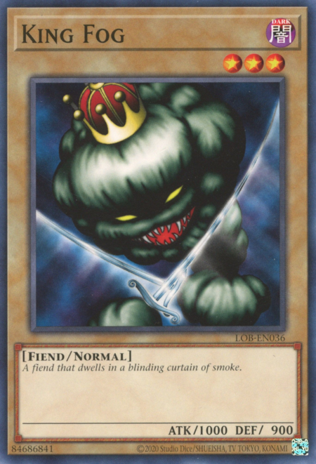 King Fog Card Front