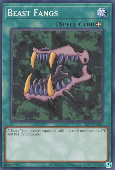 Beast Fangs Card Front