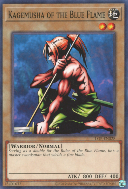 Kagemusha of the Blue Flame Card Front