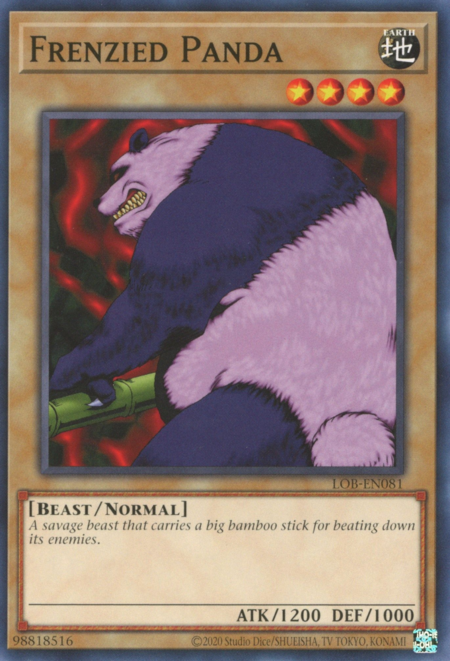 Frenzied Panda Card Front