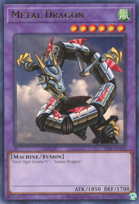 Metal Dragon Card Front