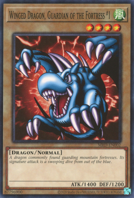 Winged Dragon, Guardian of the Fortress #1 Card Front