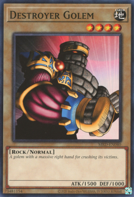 Destroyer Golem Card Front