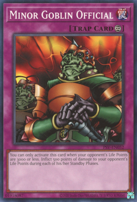 Minor Goblin Official Card Front