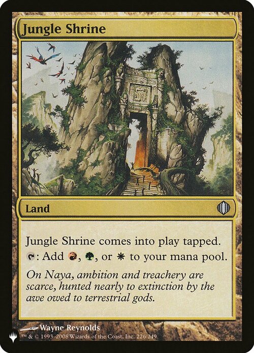 Jungle Shrine Card Front