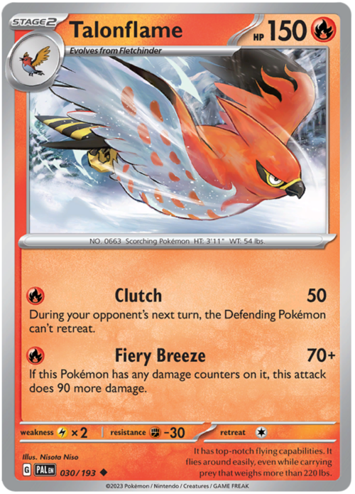 Talonflame Card Front