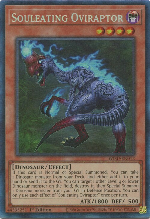 Souleating Oviraptor Card Front