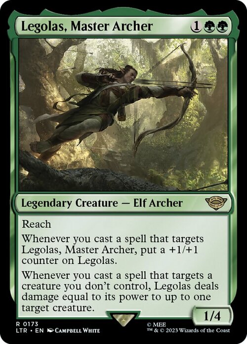 Legolas, Master Archer Card Front