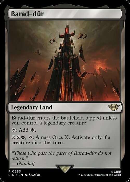 Barad-dûr Card Front