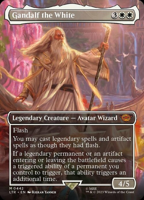 Gandalf the White Card Front