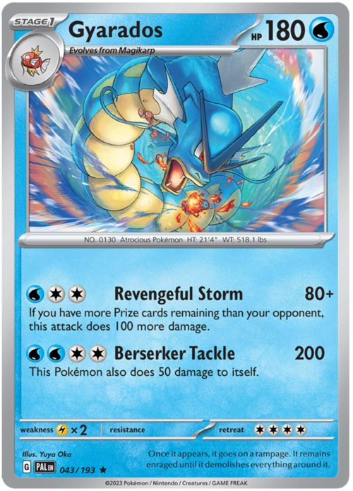 Gyarados Card Front