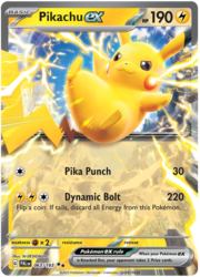 Pikachu EX [Iron Tail | Overspark]