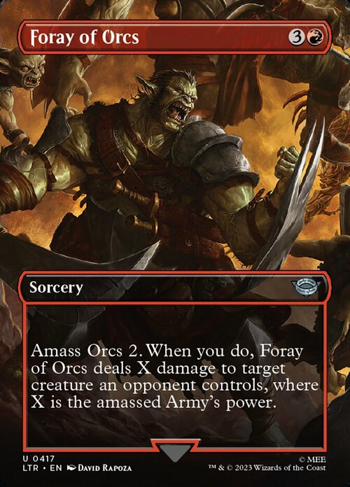 Foray of Orcs Card Front