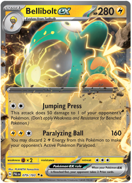 Bellibolt ex Card Front