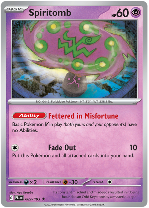 Spiritomb Card Front