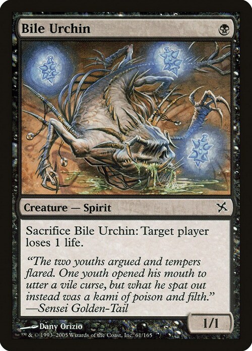 Bile Urchin Card Front