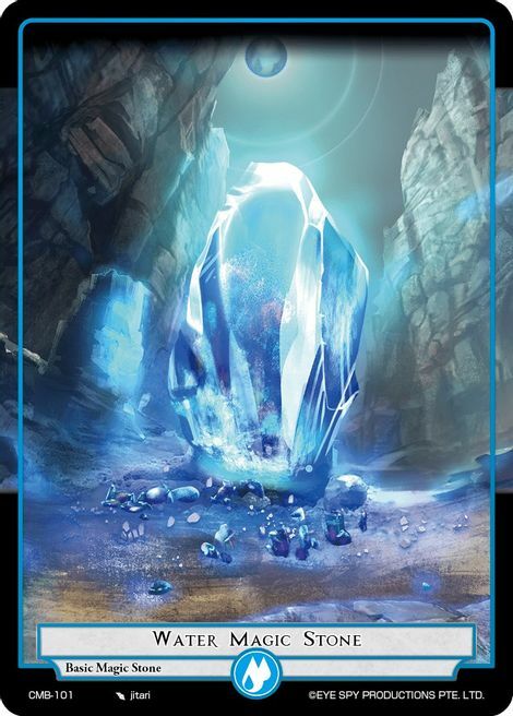 Water Magic Stone Card Front