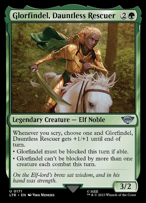 Glorfindel, Dauntless Rescuer Card Front