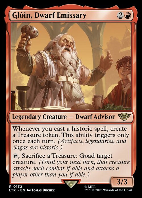 Glóin, Dwarf Emissary Card Front