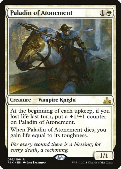 Paladin of Atonement Card Front