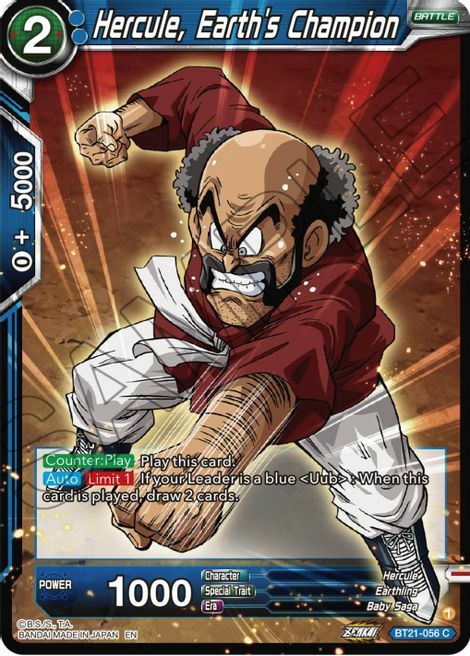 Hercule, Earth's Champion Card Front