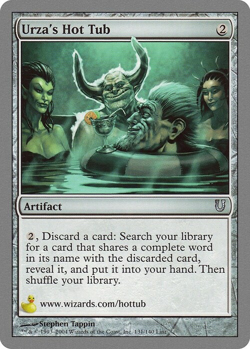 Urza's Hot Tub Card Front