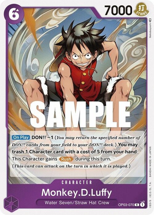 Monkey.D.Luffy Card Front