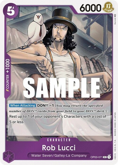 Rob Lucci Card Front