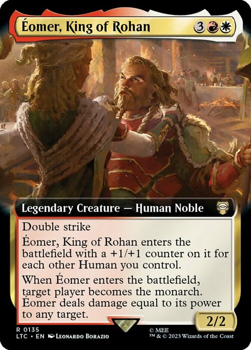 Éomer, King of Rohan Card Front