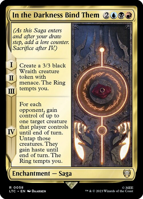 In the Darkness Bind Them Card Front