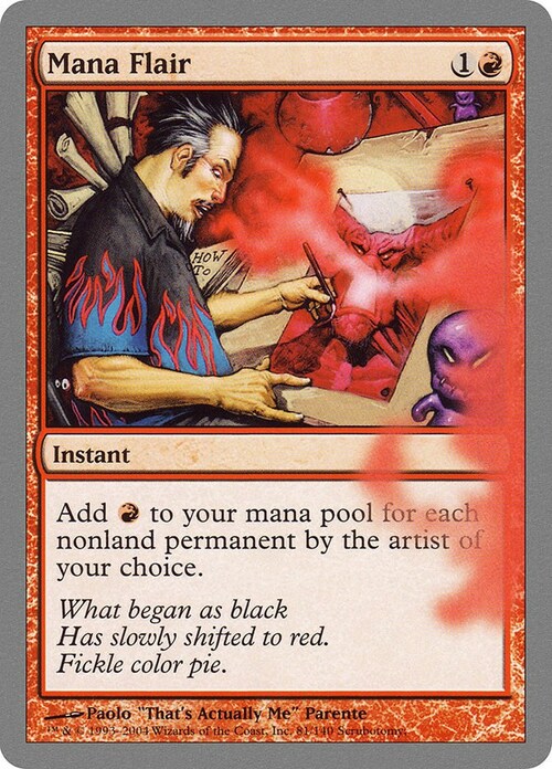 Mana Flair Card Front