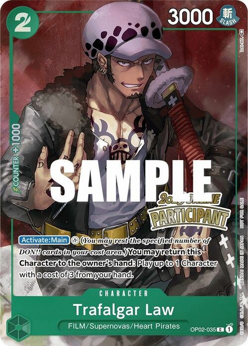 Trafalgar Law Card Front