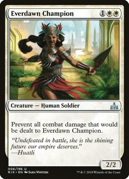 Everdawn Champion Card Front