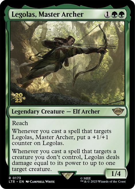 Legolas, Master Archer Card Front