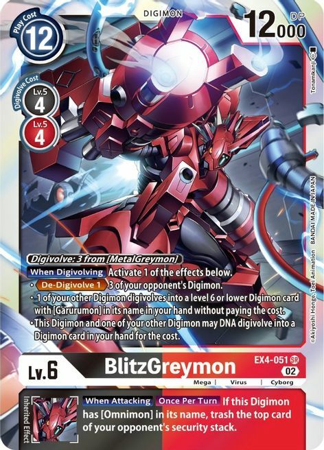 BlitzGreymon Card Front