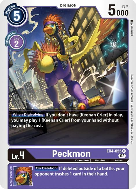 Peckmon Card Front