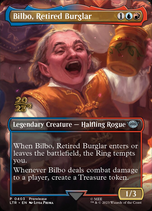 Bilbo, Retired Burglar Card Front