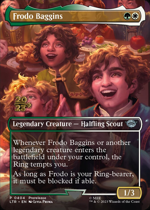 Frodo Baggins Card Front