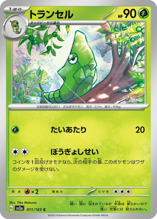 Metapod Card Front