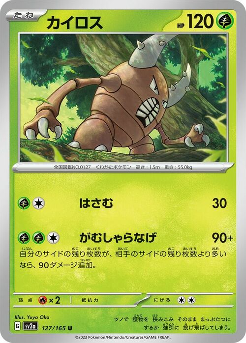 Pinsir Card Front