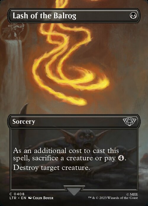 Lash of the Balrog Card Front