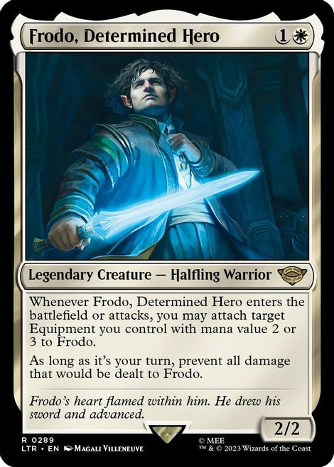 Frodo, Determined Hero Card Front