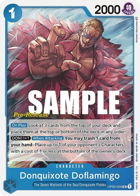 Donquixote Doflamingo Card Front