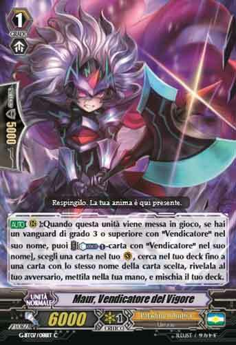 Revenger of Vigor, Maur Card Front