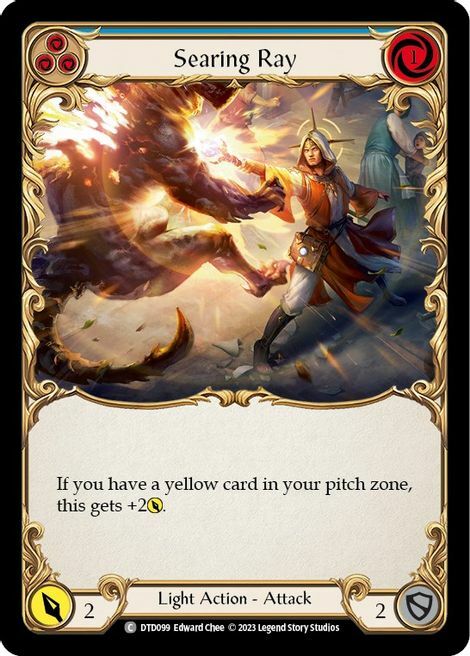 Searing Ray - Blue Card Front